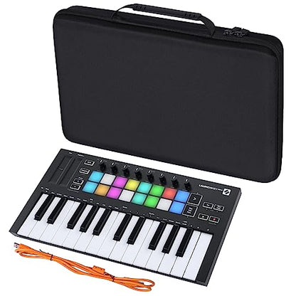 co2CREA Hard Travel Case Replacement for Novation Launchkey Mini MK3 / FLkey Mini 25-Key MIDI Keyboard Controller - style: Launchkey Mini MK3 MK2 Case