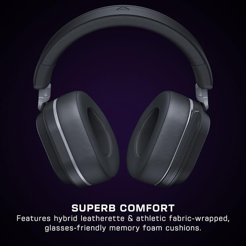 Turtle Beach Stealth 700 Wireless Multiplatform Amplified Gaming Headset for PC, PS5, PS4, & Mobile – 24-bit Audio, 60mm Speakers, High-Bandwidth Microphone, Bluetooth, 80-Hr Battery – Black (Renewed) - style: Stealth 700