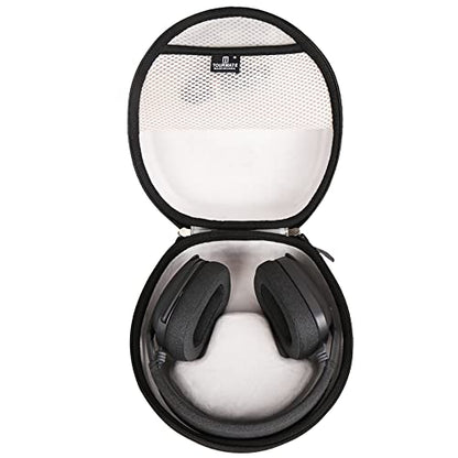 Hard Travel Case for Logitech Zone Vibe 100/125 Wireless Ear Headphones, Protective Carrying Storage Case - Tourmate（only case） - color: Black