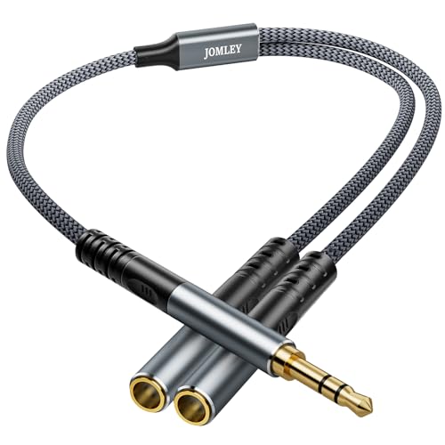 Headphone Splitter 3.5mm 1 Male to 2 Female Adapter, 1.6FT - size: 0.5 meter