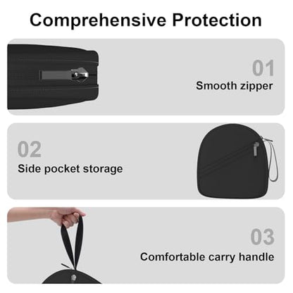 Headphone Headset Case Bag Compatible with JBL Tune 770NC, 720BT, 510BT, 520BT, 500BT | Soundcore by Anker Q20i, Q20, Q30, Q45 | Sony | BERIBES | TOZO | KVIDIO | JLab | Bose On-Ear Headphones - Black - color: 1.Black