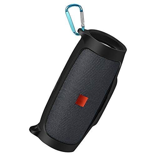 Silicone Case Skin Protective Sleeve Cover Shell for JBL Charge Essential Bluetooth Speaker - color: black