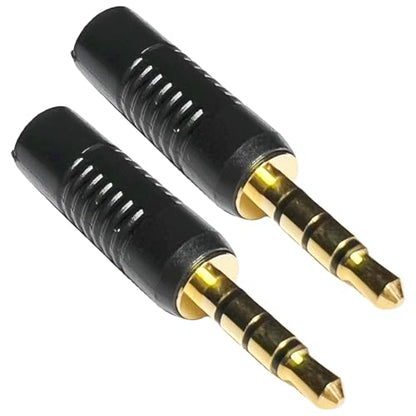 CESS 3.5mm TRRS Male to 2.5mm Female Headset Adapter, 2 Pack