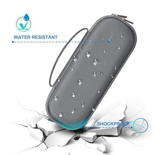 BOVKE Carrying Case Compatible with Beats Pill x Kim Kardashian - Wireless Bluetooth Speaker, Beats Pill Portable Speaker Holder Bag with Extra Mesh Pocket for Charging Cables, Gray - color: Gray
