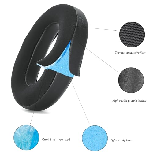 Defean Cooling Gel Earpads for Razer BlackShark V3 / V3X (Do Not V3 Pro)
