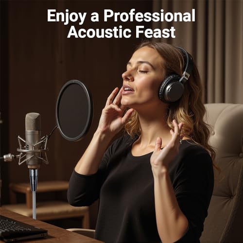 XLR Cables 6.6ft/2m, Premium Microphone Cable,XLR Male to Female Balanced Microphone Cord 3 pin,Nylon Braided Mic Cord - size: 6.6FT/2m
