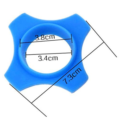 12 Pieces Shakeproof Anti-Rolling Handheld Microphone Windscreen Foam Cover & Mic Protection Silicone Ring & Bottom Rod Sleeve Holder Set for KTV Device(Color Random)