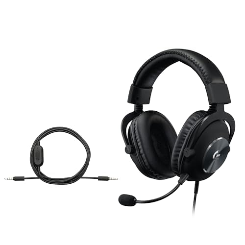 Logitech G PRO X SE Wired Gaming Headset - Black | Blue VO!CE Detachable Boom Mic, DTS 7.1, 50 mm Drivers, USB/3.5mm Aux, USB DAC Included for PC - size: Wired, style: Special Edition