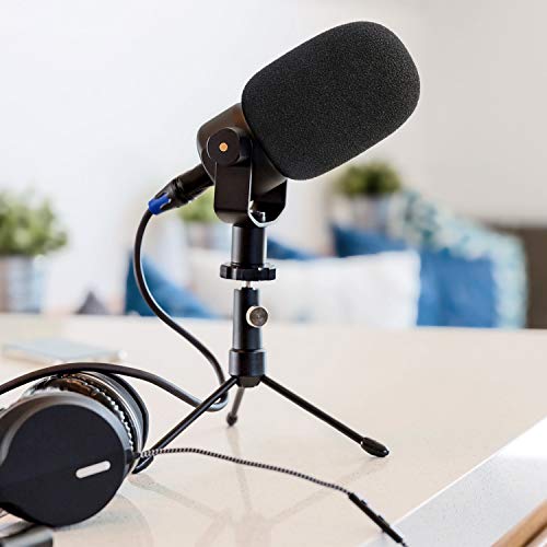 PodMic Pop Filter Foam Cover - Mic Windscreen Wind Cover Customized for Rode PodMic Podcasting Microphone to Blocks Out Plosives