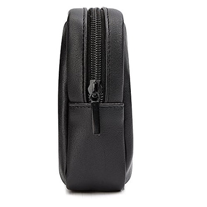 ProCase Accessories Bag Organizer Power Bank Case, Electronics Accessory Travel Gear Organize Case, Cable Management Hard Drive Bag -Black