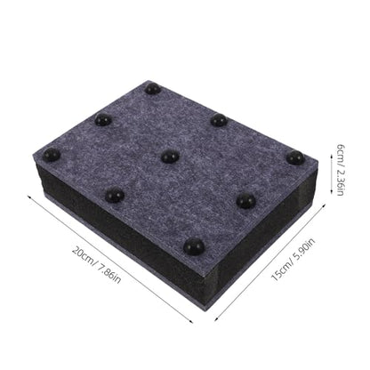 Acoustic Isolation Pads for Audio Equipment and Studio Monitor Setups, Anti Vibration Felt and Sponge Noise Reduction Pads, Sound Dampening Platform for Home Theater and Living