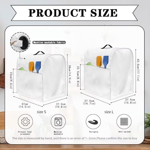 Mixer Cover with Pockets American Flag Sunflower Stain Resistant Dustproof Washable Kitchen Mixer Accessories Coffee Maker Cover - color: American Flag Sunflower-, size: L