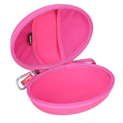 Headphone Case Fits for Beats Studio Pro/Solo 4 / Solo 3 / Studio 3 / for TOZO HA1/ for TOZO HT2 On-Ear Bluetooth Headphones, Case Only (Rose Red) - color: rose red