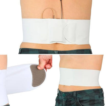 URSA Waist Strap - Ultra Slim, Breathable & Stretchy Microphone Transmitter Straps. Compatible with Most Transmitter/Receivers (White, Medium Waist - Small Pouch) - color: White, size: Medium Waist - Small Pouch