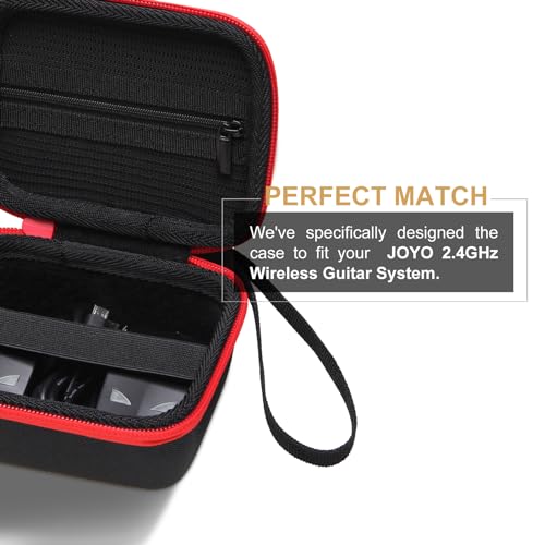 LTGEM EVA Hard Case for LEKATO, Xvive U2, Getaria, SWIFF, AKLOT Wireless Guitar Transmitter Receiver (Inside: 4.3 * 3.4 * 1.6 in) - size: For Universal Guitar Receiver