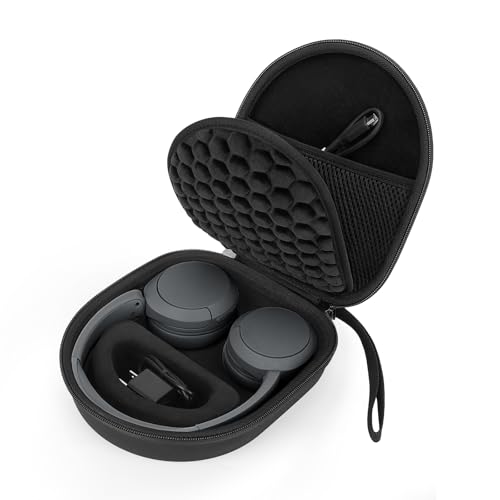Yinke Hard Case for Sony WH-CH510 /JBL Tune 510BT Headphone, Travel Protective Cover Storage Bag (Black - color: Black