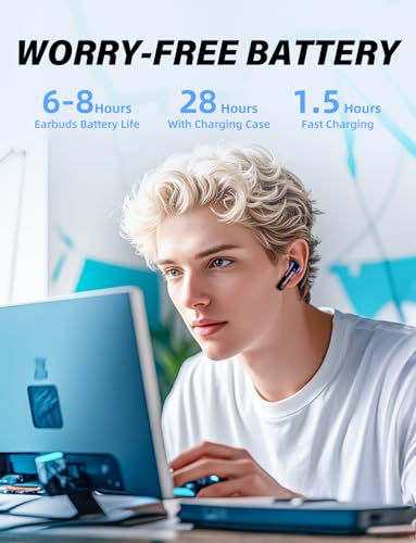 ONIKUMA GAMING T27 Wireless Gaming Headset, 2.4GHz Bluetooth 5.3,20ms Ultra Low Latency, 13mm Dynamic Coil Driver, ENC Noise Cancelling Microphone for PS5, PC, Meta Quest 3