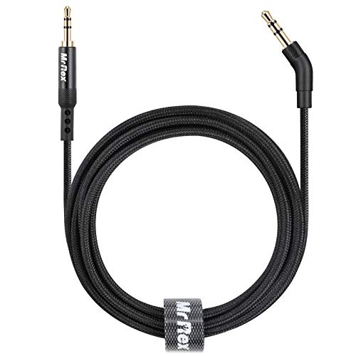 Mr Rex Nylon Braided 2.5mm to 3.5mm Audio Aux Cable for Bose 700 QuietComfort Ultra QC45 QC35II QC35 QC25 Headphones, JBL E45BT E55BT Headsets Replacement Stereo Cord Cable 5ft/1.5m - size: 1-Pack, 5 ft