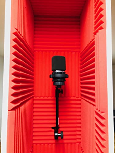PORTABLE MINI VOCAL BOOTH, Red