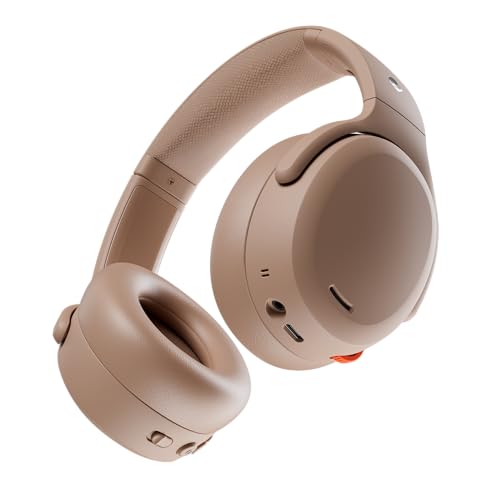Skullcandy Crusher ANC 2 Noise Cancelling Wireless Headphones - Primer | Multi-Sensory Crusher Bass, Over-Ear Fit, Bluetooth, 60 Hours Battery, Working Out, Gym, Travel, Studying, Music, Gaming - color: Primer
