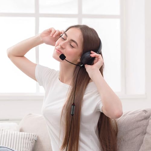 QC35 Mic Replacement Compatible with Bose QC35 & QC35 II Headphones, Detachable Boom mic 2.5mm to 3.5mm with Mute Switch for Xbox One, PS4, PS5, PC (4 FT)