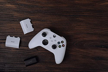 8Bitdo Battery Pack for Dual Charging Dock, Compatible with Xbox Series X|S Controller & Xbox One Controller (White) - color: White, style: Battery Pack