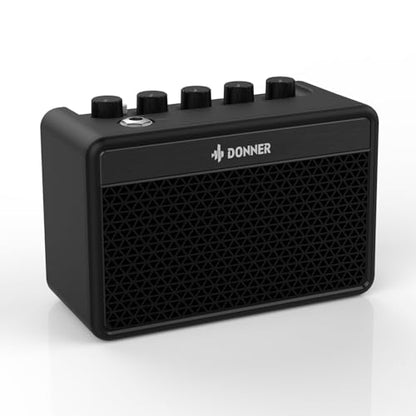 Donner Mini Guitar Amp Small Electric Amplifier 5W Portable, Practice Guitar Combo Amp DA-10 - color: Black