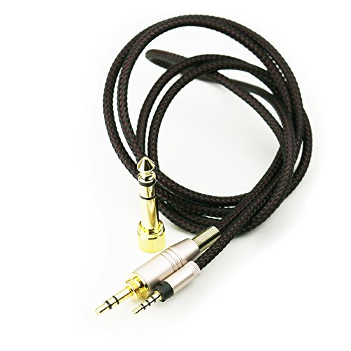 NewFantasia Replacement Audio Upgrade Cable for Sennheiser HD4.40, HD 4.40 BT, HD4.50, HD 4.50 BTNC, HD4.30i, HD4.30G Headphones 1.5meters/4.9feet - size: 1.5meters