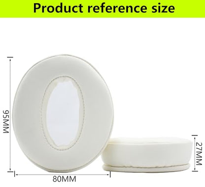 Replacement Ear Pads Compatible with Sennheiser HD4.50 White | for Sennheiser HD4.50BT/HD4.50BTNC/HD4.50SE/HD4.40/HD4.30G/HD4.20S/HD458BT/HD450/HD450BT/HD400S/HD350BT headphones - color: Milky White
