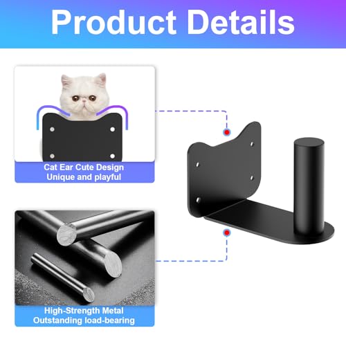 Speaker Wall Mount for Bose S1 Pro/S1 Pro+, Hidden Wall Mount Speaker Bracket for Bose, Black