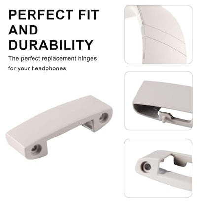 Adhiper Hinge Replacement Metal Repair Parts for Beats Studio Pro Headphone | Studio Pro Durable Repair Kit Replacement Headband Metal Folding Hinge Clip Cover Pin Repair Parts Set,Sandstone - color: Sandstone