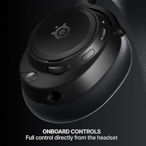 SteelSeries Arctis Nova Pro Omni - Hi-Res Wireless Gaming Headset, 96kHz/24bit, ANC, ClearCast Pro Mic, AI Noise Rejection, Mobile App, Mix 2.4GHz + BT, OmniPlay PC+PlayStation+Xbox - Graphite - color: Graphite - Exclusive