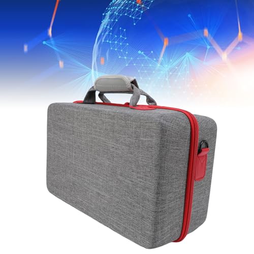 Dpofirs Protective Travel Bag for SLIM Console | Hard Shell Shockproof Storage Case, Controller Holder, WaterResistant, Large Capacity, Gray (Grey) - color: Grey