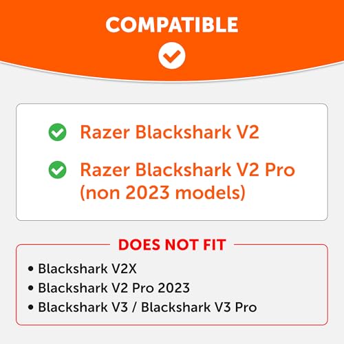 WC Freeze Blackshark V2 Pro - Gel Earpads for Blackshark V2 (2020-2022) - color: Red Camo