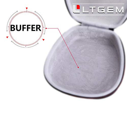 Headset Headphone Case Compatible with Logitech H390, H430, H570e, Zone 300, Zone 301 or JLab Go Work, JIAMQISHI, EAGLEND Headset, Black+Gray(Case Only) | Hard Carrying Travel Wired Headset Case for Logitech H390/H391/Zone 301/H111/H570e & JIAMQISHI/Poly