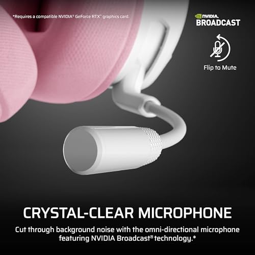 Corsair Void v2 Wireless Bluetooth PC PS5 Switch Gaming Headset – Pink - color: Pink