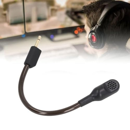 Mic Replacement for BlackShark V2 BlackSharV2 Pro Gaming Headset, 3.5mm Noise Cancelling Game Boom Microphone for BlackShark V2 BlackSharV2 Pro (Black) - color: Black