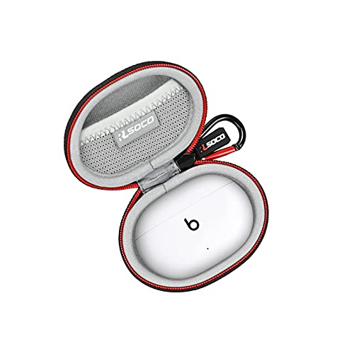 RLSOCO Carrying Case for Beats Studio Buds/Studio Buds+ True Wireless Noise Cancelling Earbuds - Black (Case Only) - color: Black