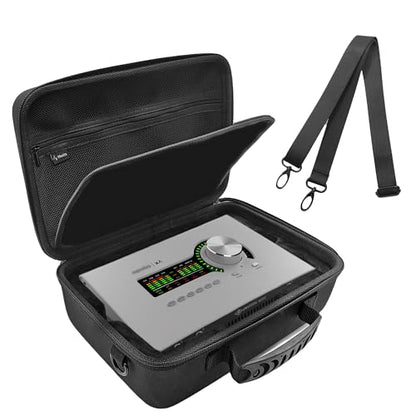 Musiin Audio Interface Case Compatible with Universal Audio Apollo x4 Gen 2 | Essentials with Strap UA Apollo x4 Heritage Edition daily protection