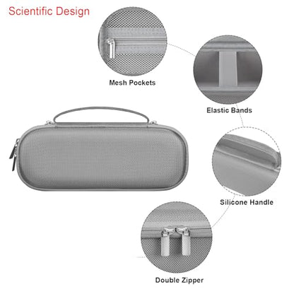 Carrying Case for Beats Pill - Portable Bluetooth Speaker/Beats Pill x Kim - color: Light Gray