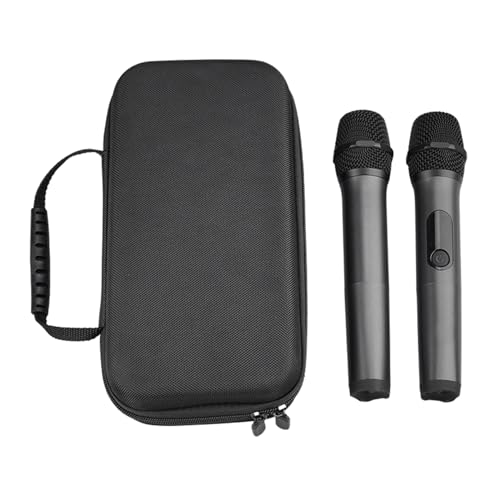 Shockproof & EVA Hard Shells Lightweight Storage Case Microphone Storage Box EVA Construction Mic Holder Sponge Padded Case