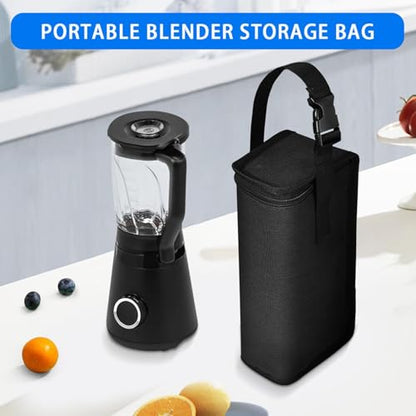 Blender Carrying Case Bag Hand Strap Compact Container | Nylon Blender Carrying Case Travel Sleeve Cover Hand Shaker Container Pouch for Outdoor Picnic Vacation Kitchen Indoor