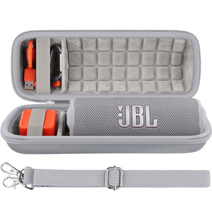 Hard Case for JBL Flip 7 Portable Wireless Bluetooth Speaker - color: White Case
