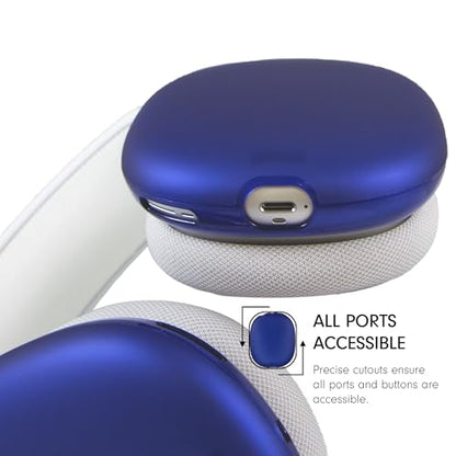 Sonix Protective Case for AirPods Max 2 & 1 | Headphones Cover | Frosted Matte Series | Frosted Matte Navy - color: Frosted Matte Navy
