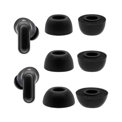 Klowcok Replacement Foam Ear Tips for TOZO NC20/ NC20 Pro/ NC3 Earbuds