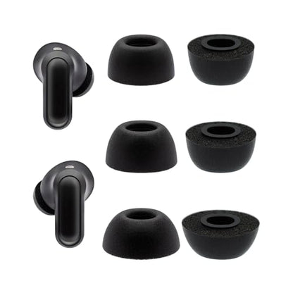 Klowcok Replacement Foam Ear Tips for TOZO NC20/ NC20 Pro/ NC3 Earbuds