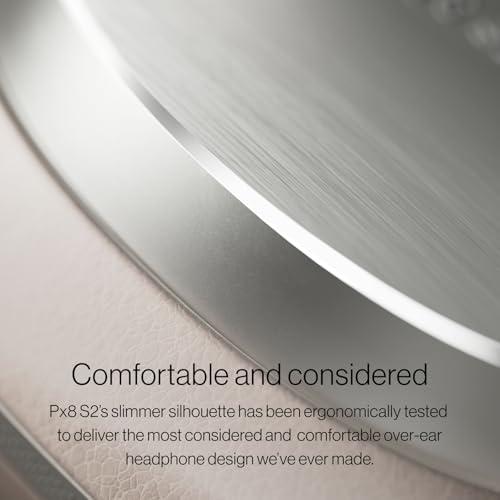 Bowers & Wilkins Px8 S2 Wireless Over-Ear Headphones, Warm Stone - color: Warm Stone