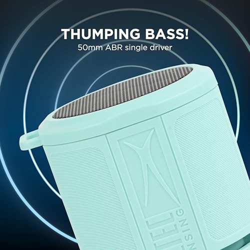 Altec Lansing HydraMicro - Waterproof Bluetooth Speaker, Lightweight & Portable Speaker for Travel & Outdoor Use, Mint - color: Mint, style: HydraMicro