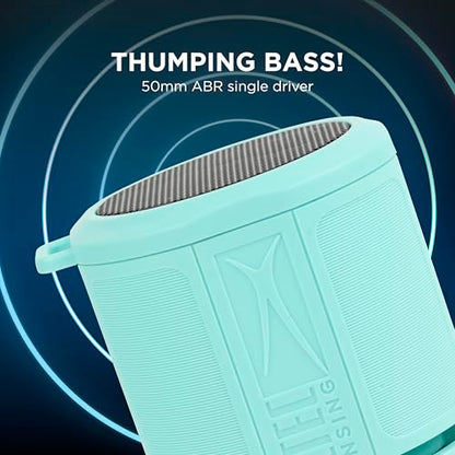 Altec Lansing HydraMicro - Waterproof Bluetooth Speaker, Lightweight & Portable Speaker for Travel & Outdoor Use, Mint - color: Mint, style: HydraMicro