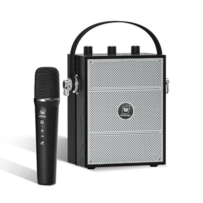 50W Wireless Voice Amplifier with Handheld Microphone S98 Pro | Portable Bluetooth Speaker Microphones for Teachers Events,Wireless Karaoke Mic for Singing,PA System with Echo Sound Effects